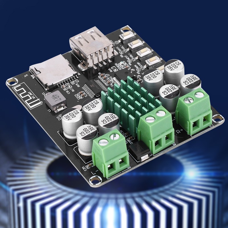 VHM-302 TPA3116D2 2x50W Dual Channel Digital Stereo Bluetooth Audio Amplifier