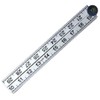 PaulStore Folding Plastic Ruler 1m 3ft Easy to Read Metric
