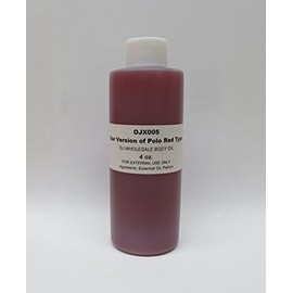 Premium Fragrance Body Oil (OJX005 Our Version of Polo Red Type, 4 oz.)