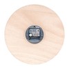 levandeo Wall Clock Wood 30 x 30 cm Round Birch