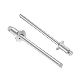 WIKKIB 2PCS NOS Dash Rosette Rivet Stainless Steel for AMC Ford GM And More Cars