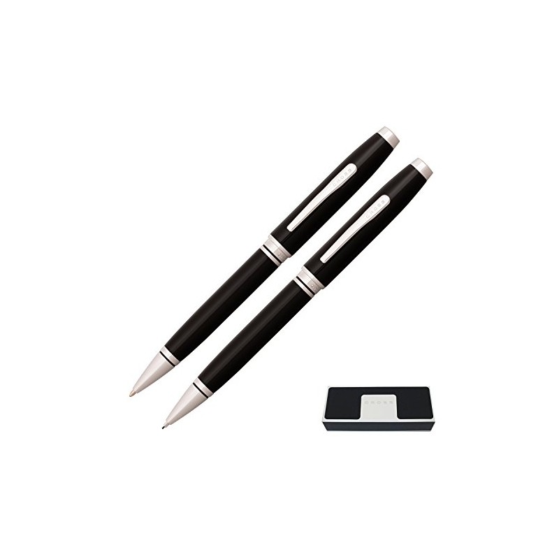 A. T. Cross Cross Coventry Black Lacquer Ballpoint Pen +