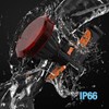 GOODSMANN 4000 Lumen LED Spotlight Outdoor Handheld Rechargeable with Red