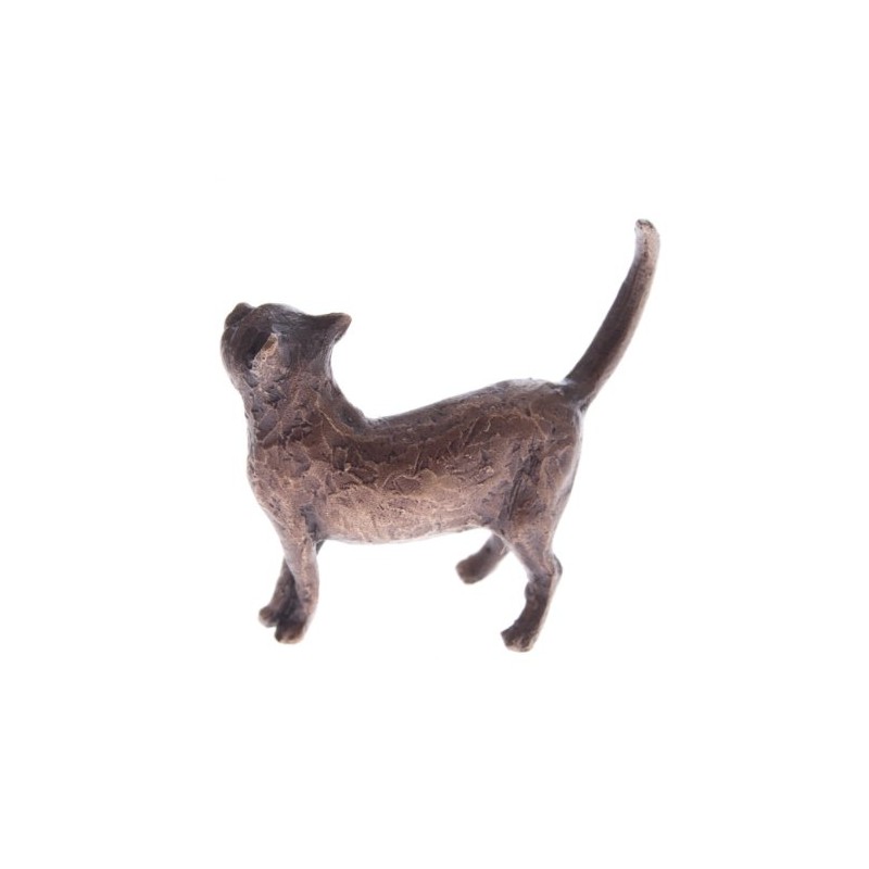 Butler & Peach - Solid Bronze Miniature Cat Standing