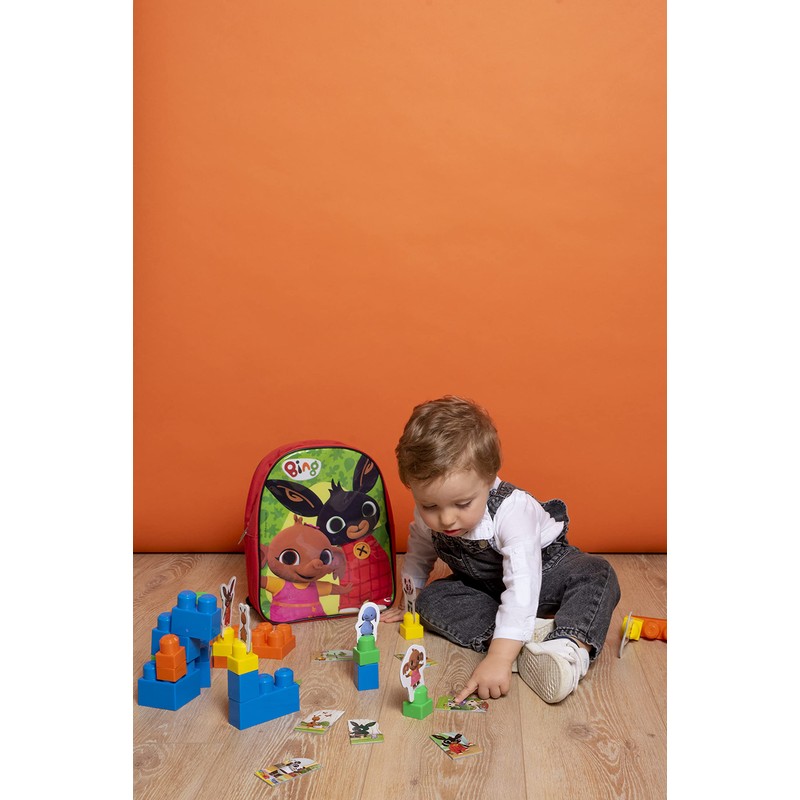 Lisciani - BING Backpack - Baby Blocks Construction Set -