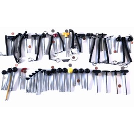 SBDs Pin, Tensile - 3/8" Diameter | 3 1/4" Locking Space | Universal Weight Stack Replacement PIN - Detent PINS w/Round Black KNOB - Chrome Plated Steel Shaft