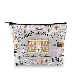 Regency Tv Show Inspired Gift Tv Show Merchandise Makeup Bag Bookish Gift for Book Lovers (Bridger 1813 EU)