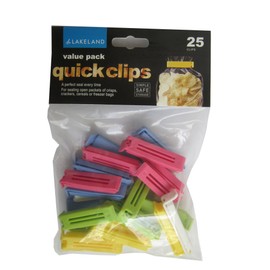 Lakeland Klippits Storage & Sealing Bag Clips 5cm - Pack of 25