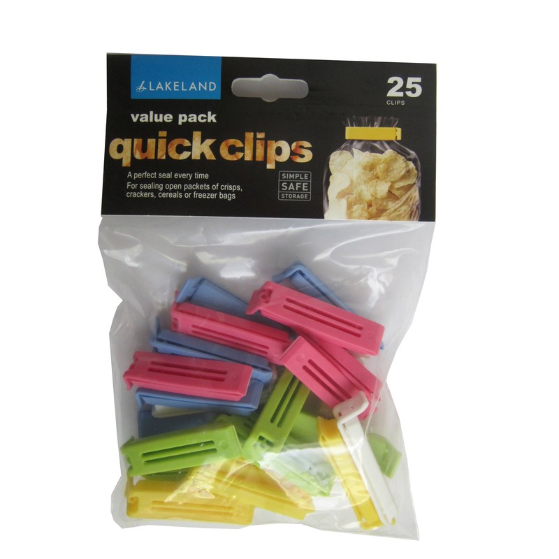 Lakeland Klippits Storage & Sealing Bag Clips 5cm - Pack