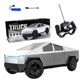 Camión De Juguete para Niños，Camioneta RC de Juguete con Luces — Control Remoto Incluido，Regalos de Navidad y Cumpleaños para Niños y Niñas