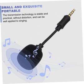 8 Pcs Mini Microphone Noise Reduction Microphone Portable Microphone Microphone Wired Micophone Microphone for Laptop Recording Microphone Small Microphone USB Plastic