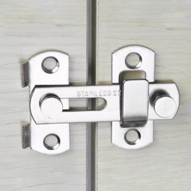 Small Stainless Steel Plate Hasp Lock Hook / Door Latch M11949 4ea