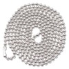 ADVANTUS 36-Inch Nickel-Plated, Beaded ID Badge Holder Chain, 100 Chains