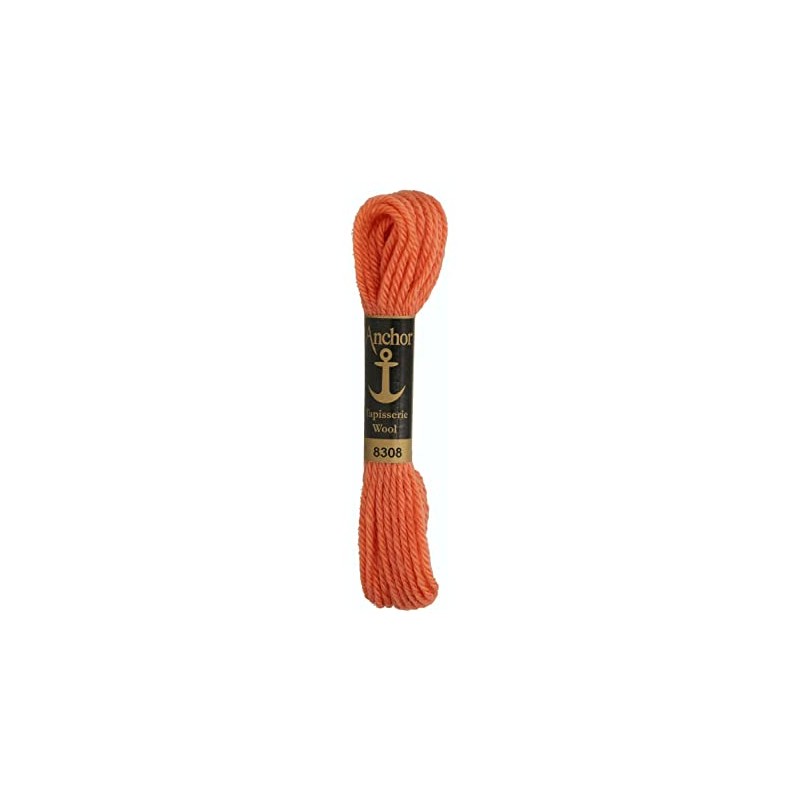 ANCHOR Embroidery Threads Tapestry Wool, Run Length: 10M dunkelkoralle