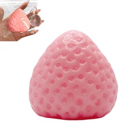 Taba Squishy Strawberry, Fufu Squishy, Soft Strawberry Sensory Toys, Sensory Fidget Toys, Squeezing Stress Relief Toys for Party Favours Birthday Gifts