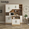 Coinkoly 10 Pack Black Brushed Gold Cabinet Pulls 5 Inch(128MM)