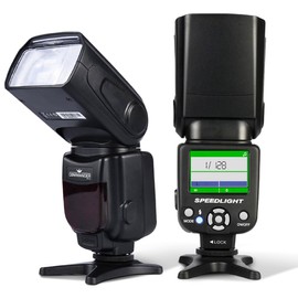 Commander Optics 985-FL TTL Speedlite Flash for Canon DSLR Cameras - Compatible with Most Canon DSLR's & Mirrorless Cameras, Ideal for Studio & Outdoor Photography