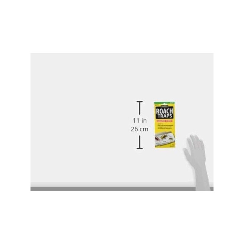 HARRIS Roach Glue Traps Pest Cockroach Insect Killer Pesticide Free