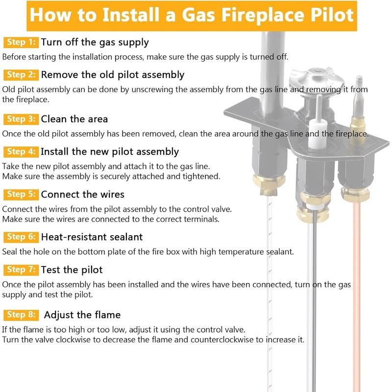 Criditpid 69L17 Pilot Assembly Natural Gas for Lennox Elite, IHP,