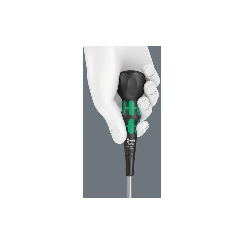 Wera 1834 Kraft Foam Ball Grip Slotted Screwdriver 1.0 x