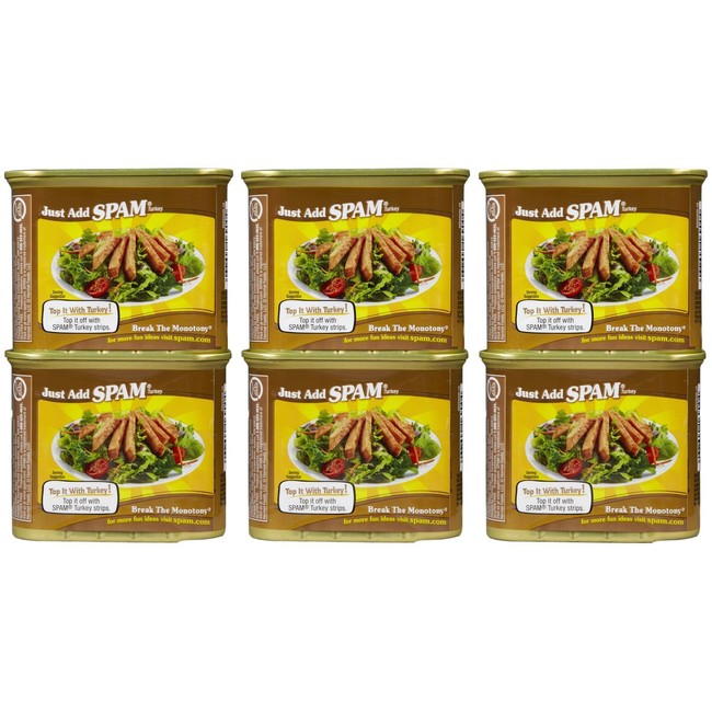 Spam Oven Roasted Turkey, 12 oz Cans, 6 pk