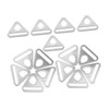 Abaodam 15pcs Stainless Steel Outdoor Expansion Buckles Canopy Triangle Buckles