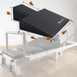 echome EchoMe Large Upholstered Wedge for Pilates Reformer,Exercise Equipment and Workout Pad for Pilates, Essential addition for Athletes and Physical Therapy, Pilates Home Gym or Studio Use