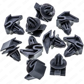 Rexka 10pcs Fender Corner and Rocker Moulding Clips for Ford W790225-S900 Focus