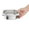 Vogue Stainless Steel 1/6 Gastronorm Tray 65 mm Deep /