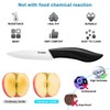 Eocogup Paring Knife, Large Handle and Super Sharp Ceramic Knife