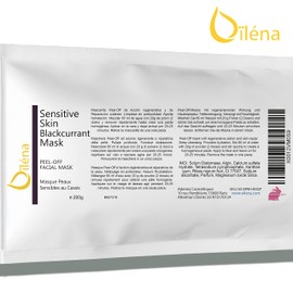 Alginate Peel-Off Moisture Powder Mask, Blackhead Remover Face Mask, Vegan, No Washing, Exfoliating and Pore Cleaning, 200 g + Free Dose (Blackcurrant Mask for Sensitive Skin)