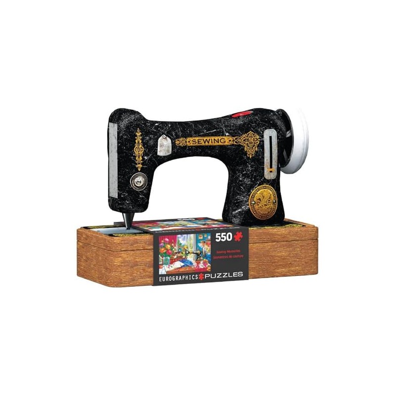 EuroGraphics Sewing Machine Tin Jigsaw Puzzle, Medium
