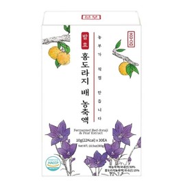 [Cheongsum] Lactic acid bacteria fermented red bellflower pear concentrate (30 packs of 10g) / [청숨] 유산균 발효 홍도라지 배 농축액 (10g 30포)