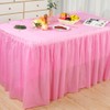 10-Parks Tulle Table Skirt-5 Pack Pink Table Cloths for Parties