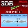 Yo-Zuri 3DB Popper Floating Lure, Prism Silver Black, 3-Inch