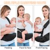 IULONEE Lightweight Baby Hip Carriers 3 in 1 Baby Carrier