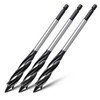 3-Piece Wood Drill Bit 8 mm x 165 mm Hex