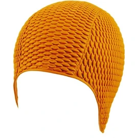 Beco Women's Air Filled Swimming Cap, Unisex, 7300, Orange, standard size