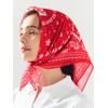 Roadroar Airy UV Bandana Scarf RED