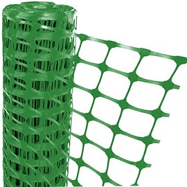 Electriduct Plastic Garden Fencing 150 Feet Green Netting Barrier Safety Mesh Snow Fence Roll