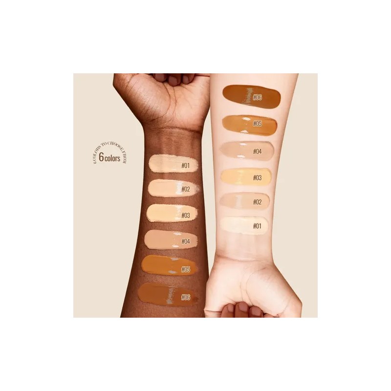 Artmiss Base De Maquillaje 24h Hidratante Suave Natural Tono Beige