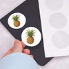 24 x 40mm Round 'Single Pineapple' Stickers (SK00067539)