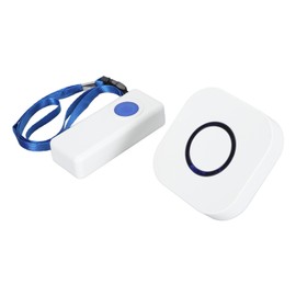 Wireless Caregiver Pager Call Button 4 Level Volume Adjustment Emergency Pager Nurse Alert System for Home Elderly Patient 100‑240V EU Plug