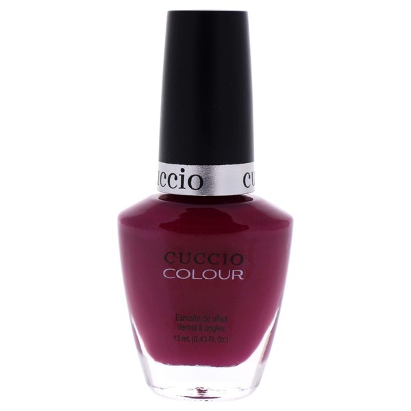 Cuccio Colour Nail Polish - Heart & Seoul - Nail Lacquer for Manicures & Pedicures, Full Coverage - Quick Drying, Long Lasting, High Shine - Cruelty, Gluten, Formaldehyde & 10 Free - 0.43 oz, berry