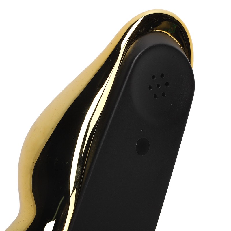 Electroplating Golden Lip Shape Telephone with Telephone Line for Home