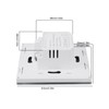 WiFi Smart Wall Light Switch Glass Panel Bluetooth Voice Control