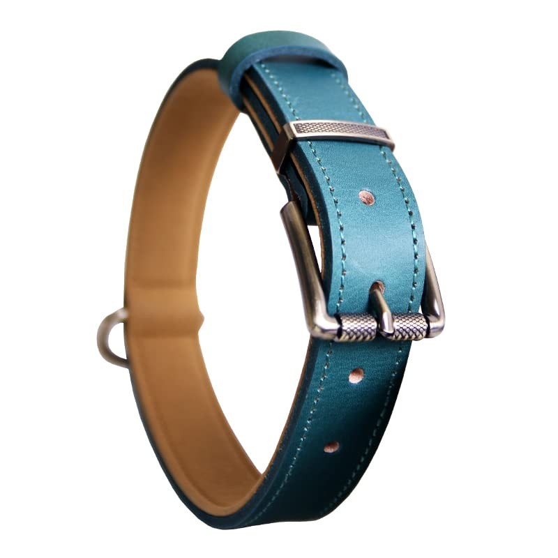 Beanspet Dog Collar, Dog Collar, Basic Belt, Genuine Leather, Dog