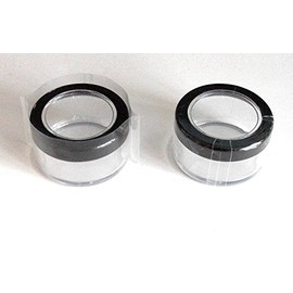 3/5ml Clear Plastic PERFORATED Shrink Bands for Jar/Bottle Caps 4 SIZE CHOICES Fits (25-30) mm Diameter - Pack of 250