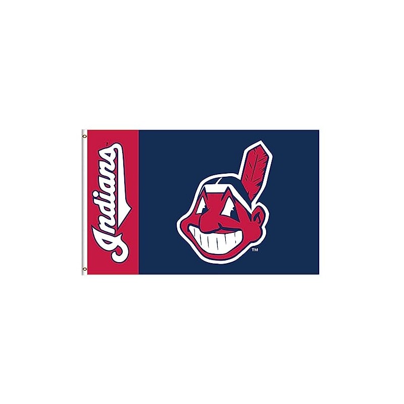 Yerchic Indians Flag Clevelands Team Banner 3 * 5ft for