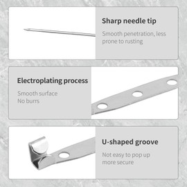 Pack of 400 Safety Pin Brooch Pins Safety Pins for Brooches Clasp for Back for Jewellery Crafts and Crafts (25/35 mm)